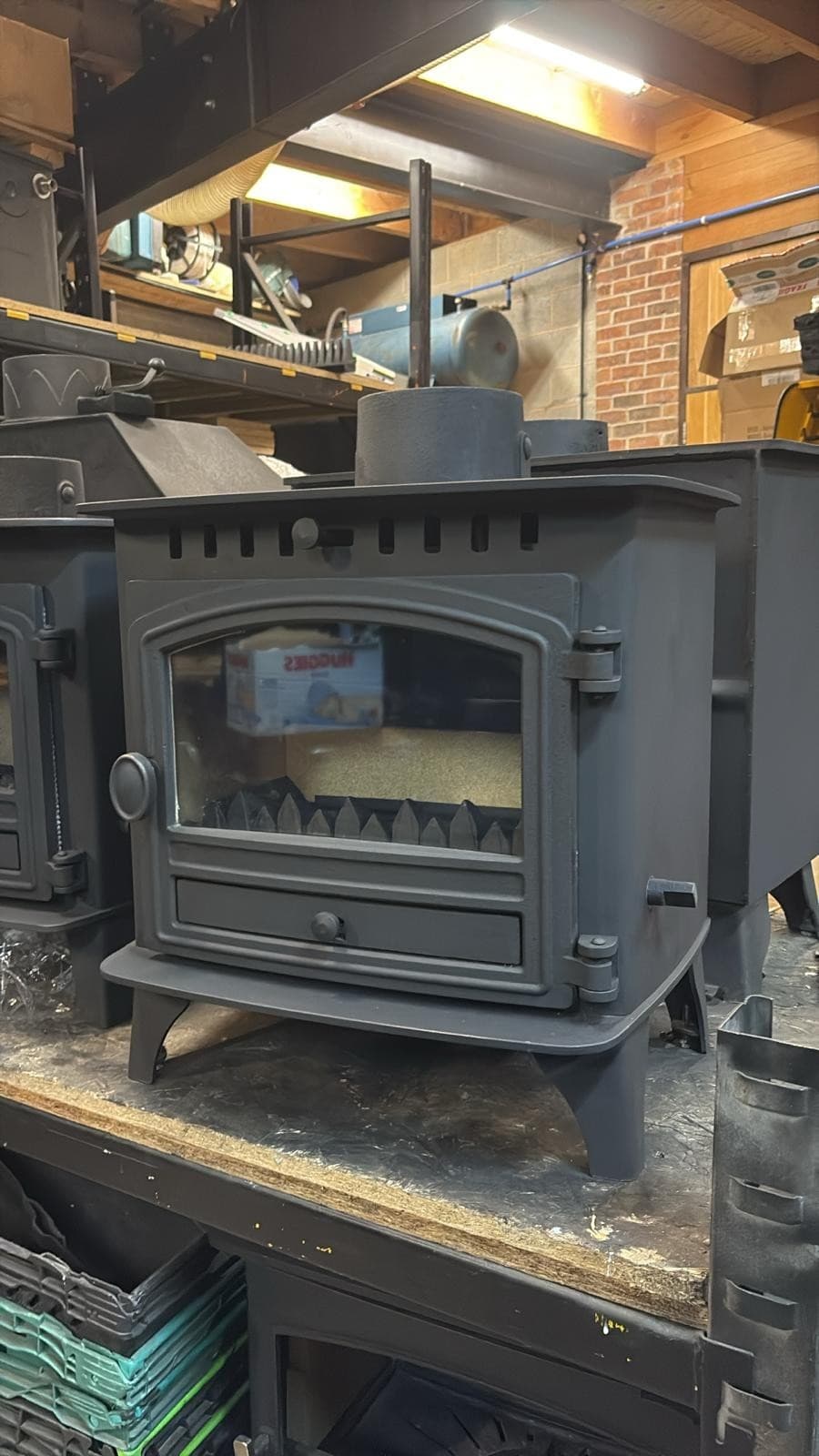 Hunter Herald 6  Stove 6kw, MULTIFUEL, (log,wood+burner),  🚚🚚🚚 4
