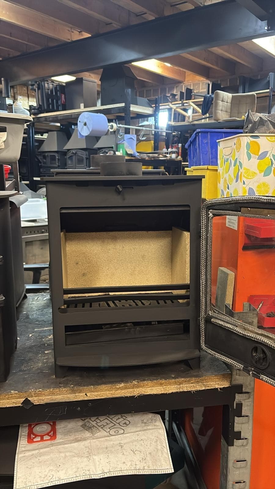 Fireline FX5W Wide Screen 5kW Multi-Fuel Stove  (log,wood+burner), , 🚚🚚🚚 2