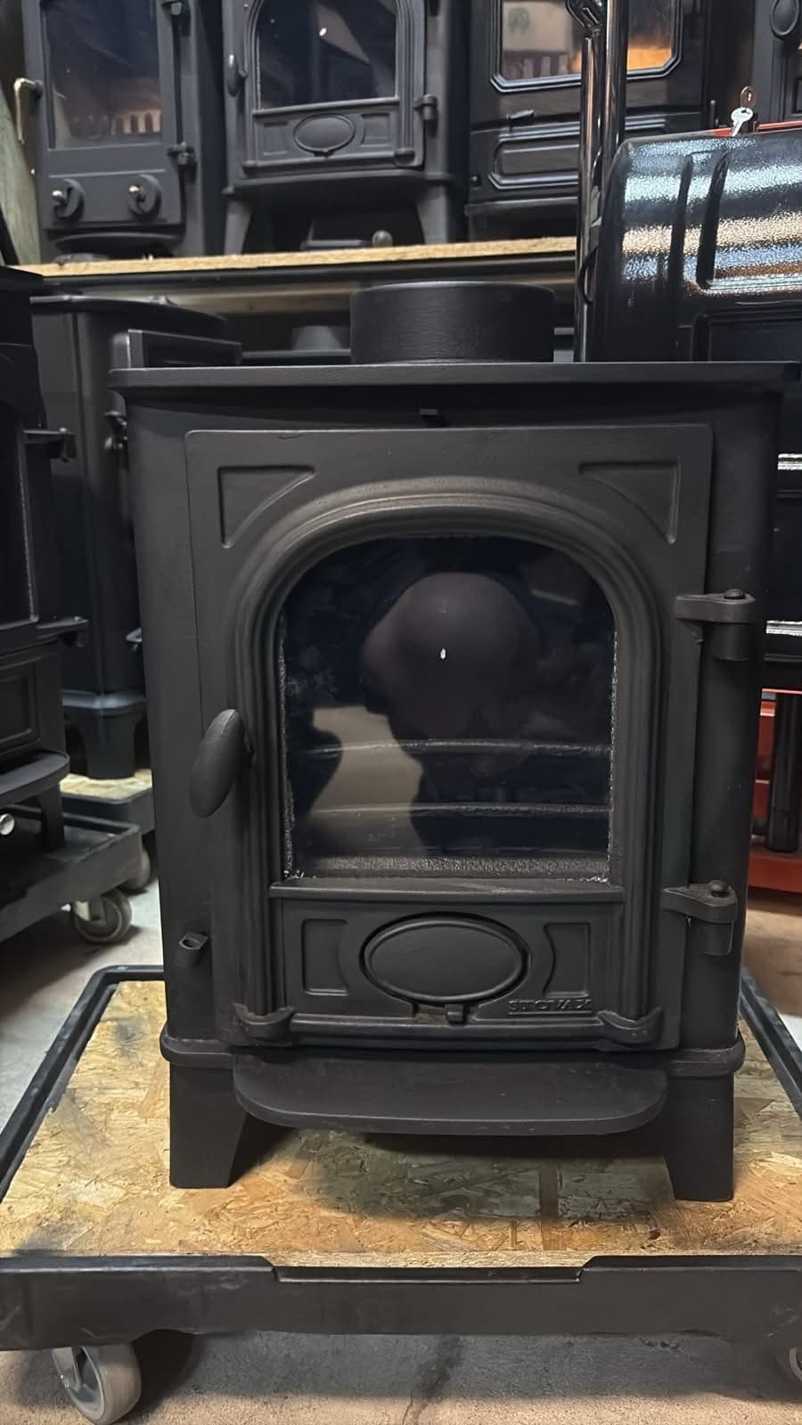 🔥 RESTORED “STOVAX STOCKTON 4   4KW Multifuel DEFRA stove Wood Log Burner 🔥 — view 5