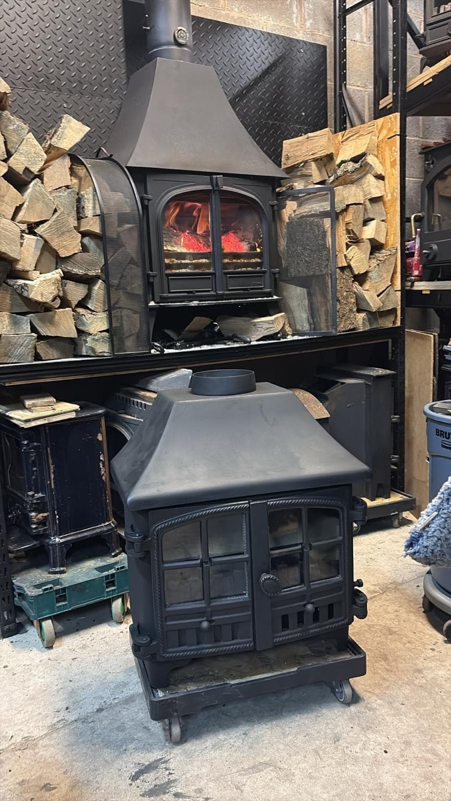 Hunter Herald 8 Stove 8kw, MULTIFUEL, COAL (log,wood+burner), 🚚🚚🚚 2