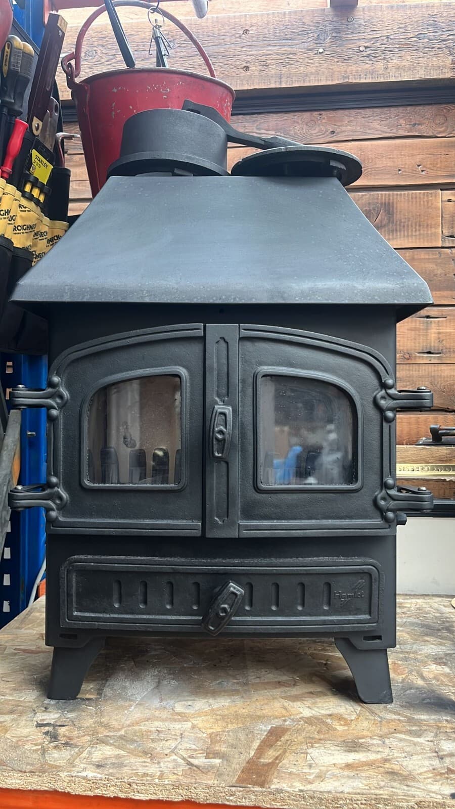 Aarrow Hamlet 5kw Stove, MULTIFUEL, (log,wood+burner), 🚚🚚🚚 3