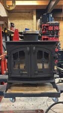 Yeoman Devon Stove 9Kw, FLAT TOP STOVE, Multifuel,  (log,wood+burner), 🚚🚚 🚚