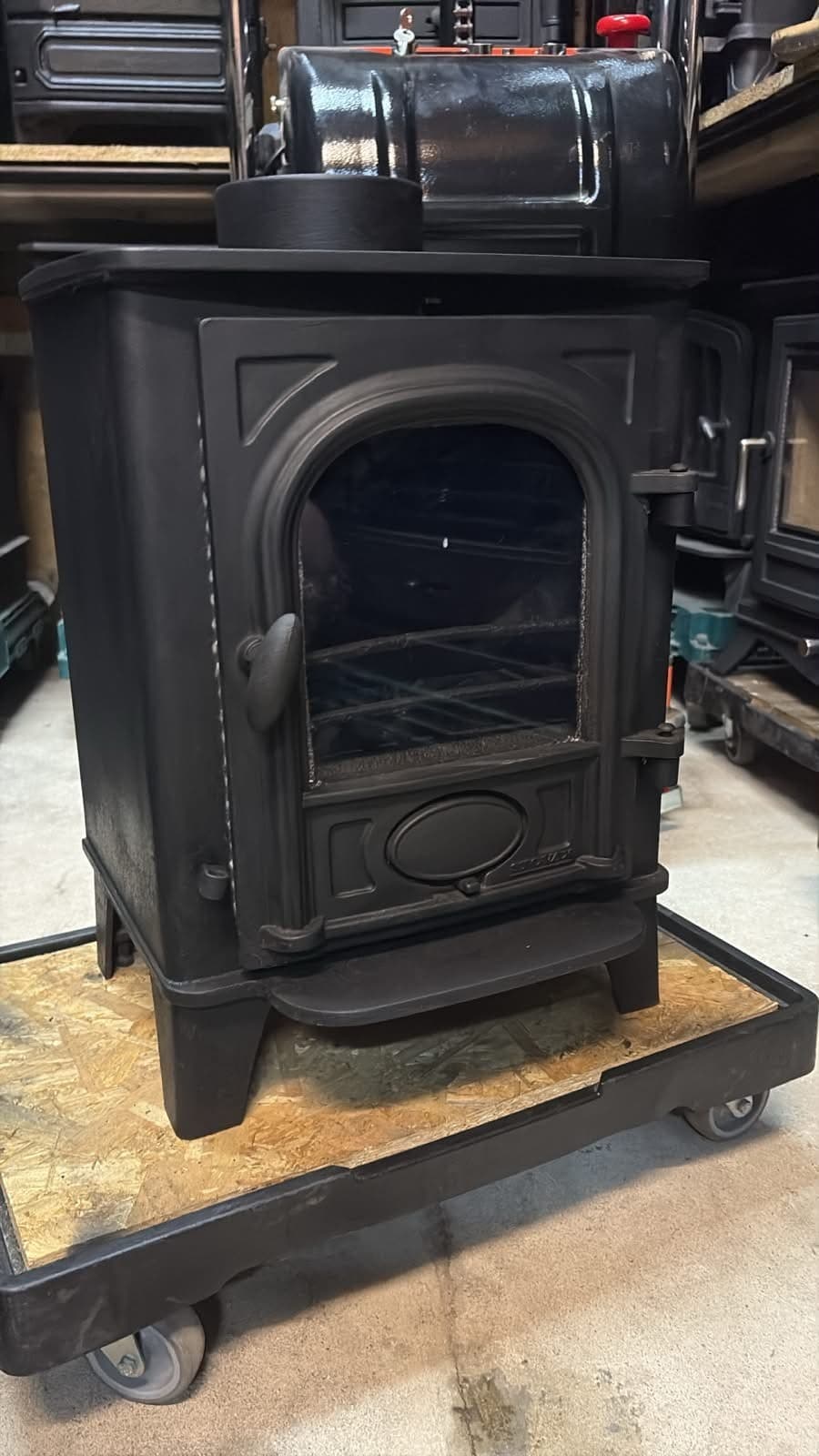 🔥 RESTORED “STOVAX STOCKTON 4   4KW Multifuel DEFRA stove Wood Log Burner 🔥 — view 3