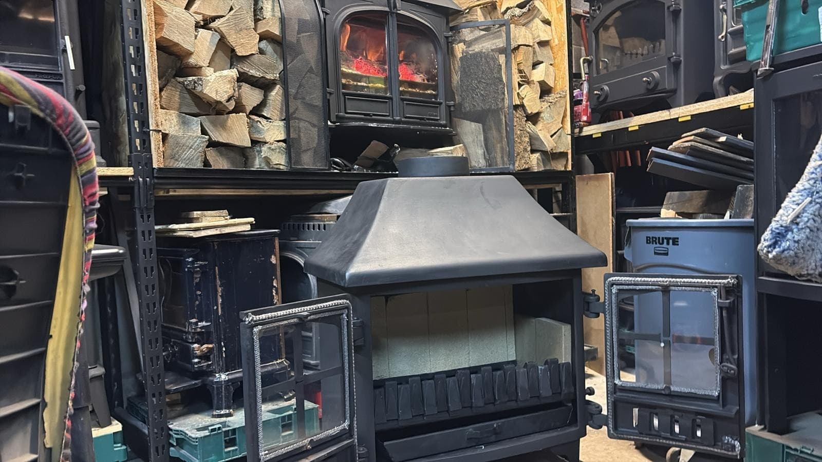 Hunter Herald 8 Stove 8kw, MULTIFUEL, COAL (log,wood+burner), 🚚🚚🚚 4