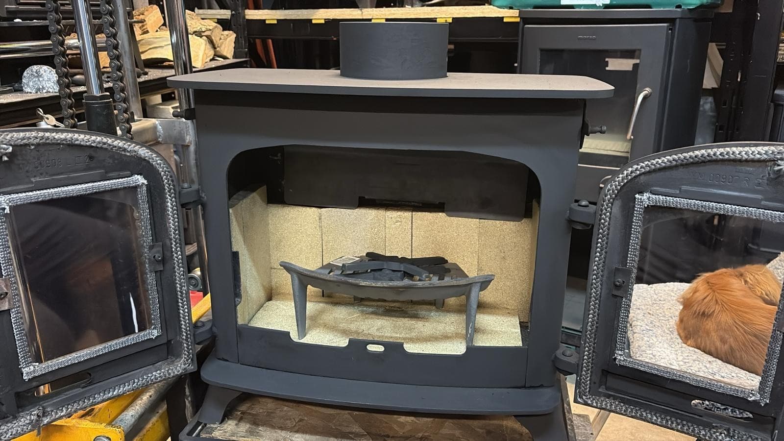 Yeoman EXE Stove 7 Kw, FLAT TOP STOVE, Multifuel,  (log,wood+burner), 🚚🚚 🚚 2