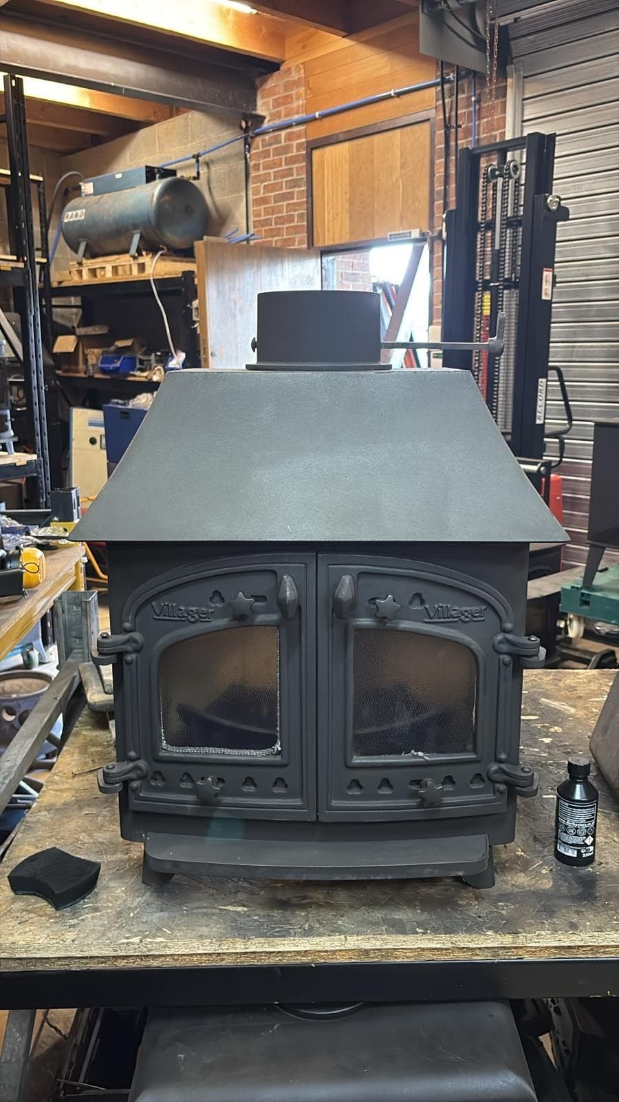 Villager Canopy Stove, 7kW MULTIFUEL, COAL (log,wood+burner),   🚚🚚🚚 5