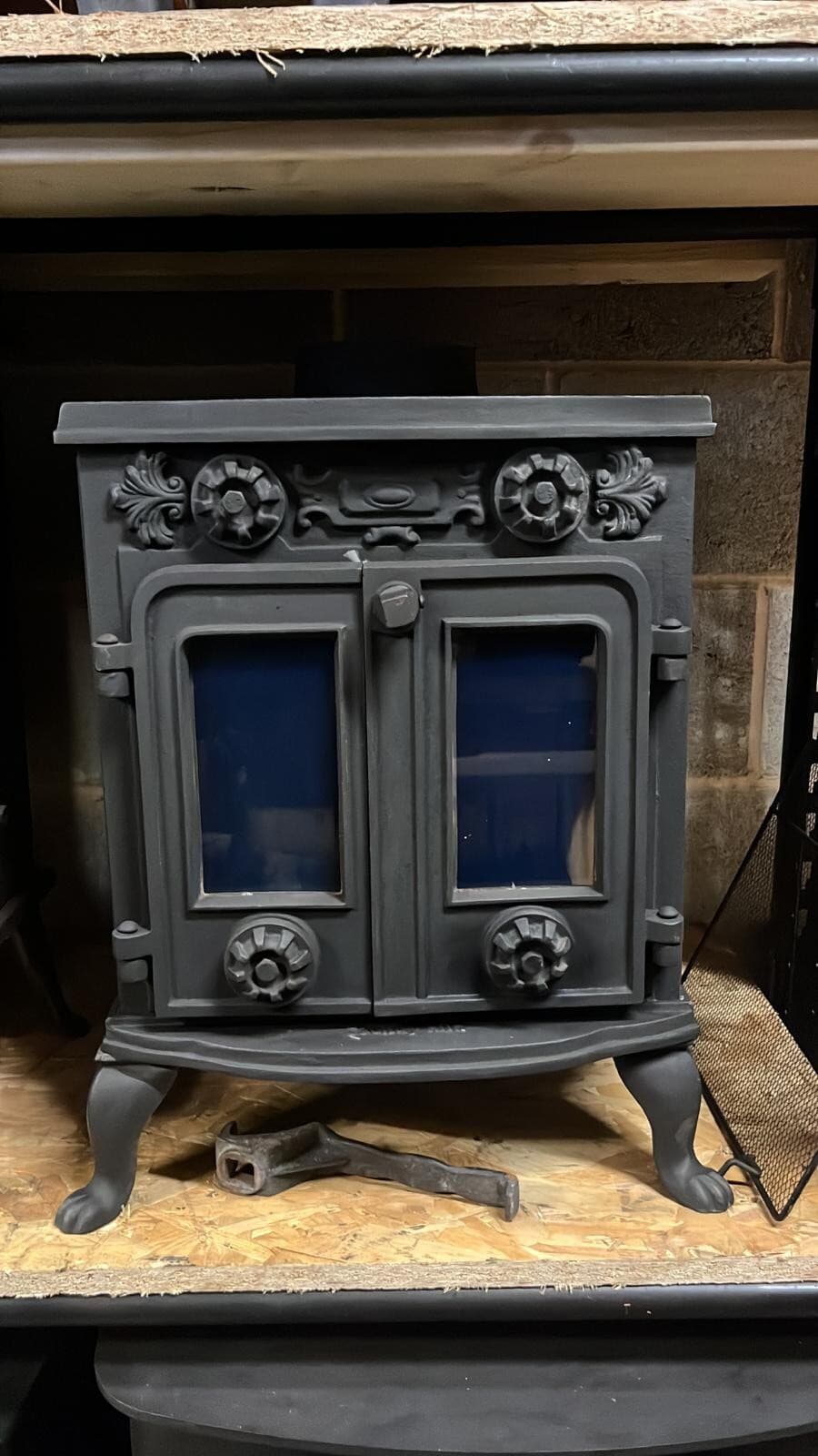 Vintage Country Kiln Cast Iron  STOVE 6KW  MULTIFUEL, FIRE, BURNER DEFRA, 🚚🚚