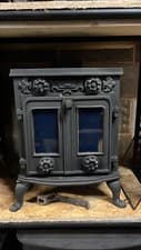 Vintage Country Kiln Cast Iron  STOVE 6KW  MULTIFUEL, FIRE, BURNER DEFRA, 🚚🚚