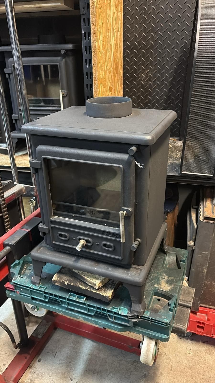 Firefox 5 Stove 5kw, MULTIFUEL, COAL(log,wood+burner), CAST IRON , 🚚🚚🚚 4