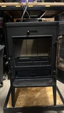 Scan Anderston Scandinavian Scandi, Vintage, Cast iron stove. Restored