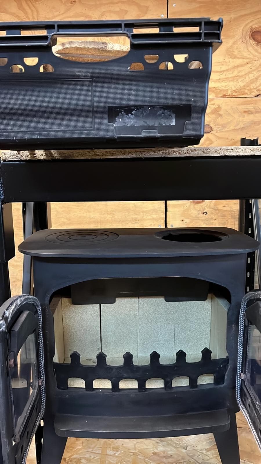 VILLAGER FLAT TOP  Stove, 7kW WOODBURNER, (log,wood+burner), 🚚🚚🚚 4