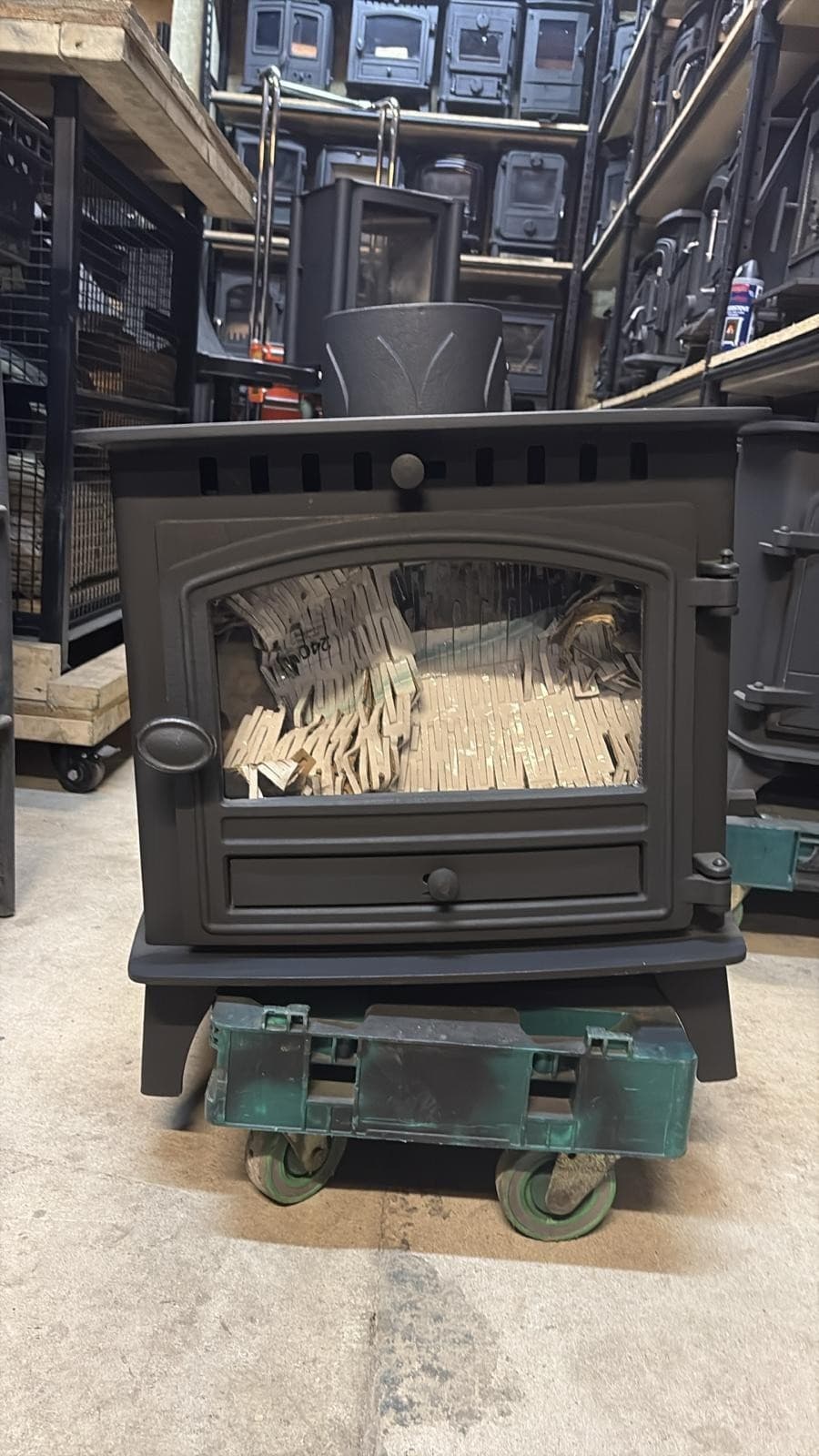 HUNTER HERALD Stove 7Kw, DOUBLE SIDED/FRONTED MULTIFUEL (log,wood+burner), 🚚🚚 2