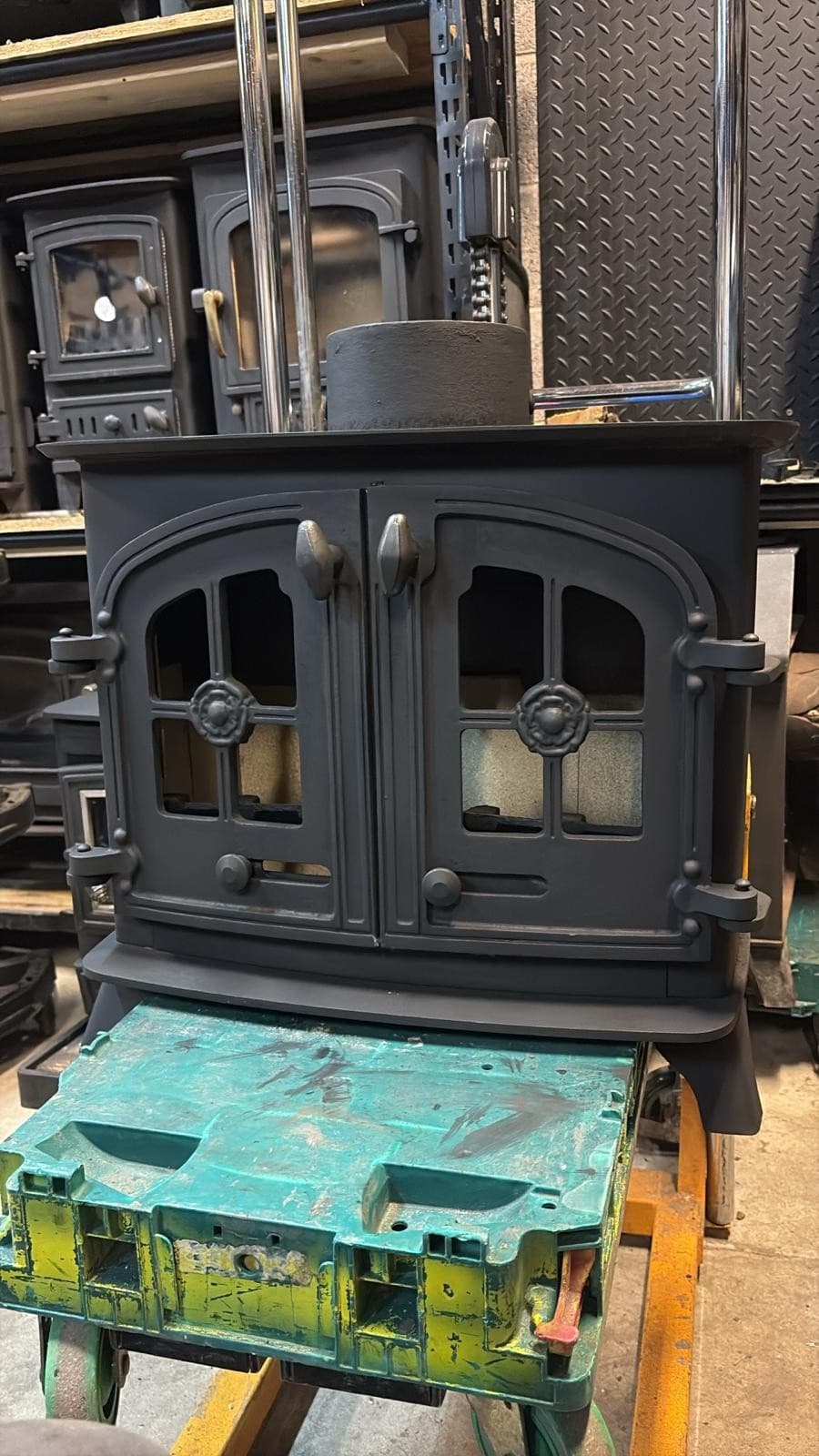 Yeoman EXE Stove 7 Kw, FLAT TOP STOVE, Multifuel,  (log,wood+burner), 🚚🚚 🚚 5