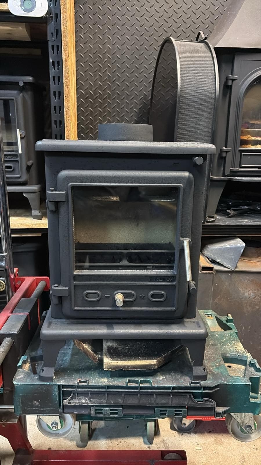 Firefox 5 Stove 5kw, MULTIFUEL, COAL(log,wood+burner), CAST IRON , 🚚🚚🚚 4
