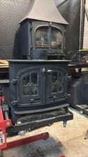 Yeoman EXE Stove 7 Kw, FLAT TOP STOVE, WOOD STOVE ,  (log,wood+burner), 🚚🚚 🚚