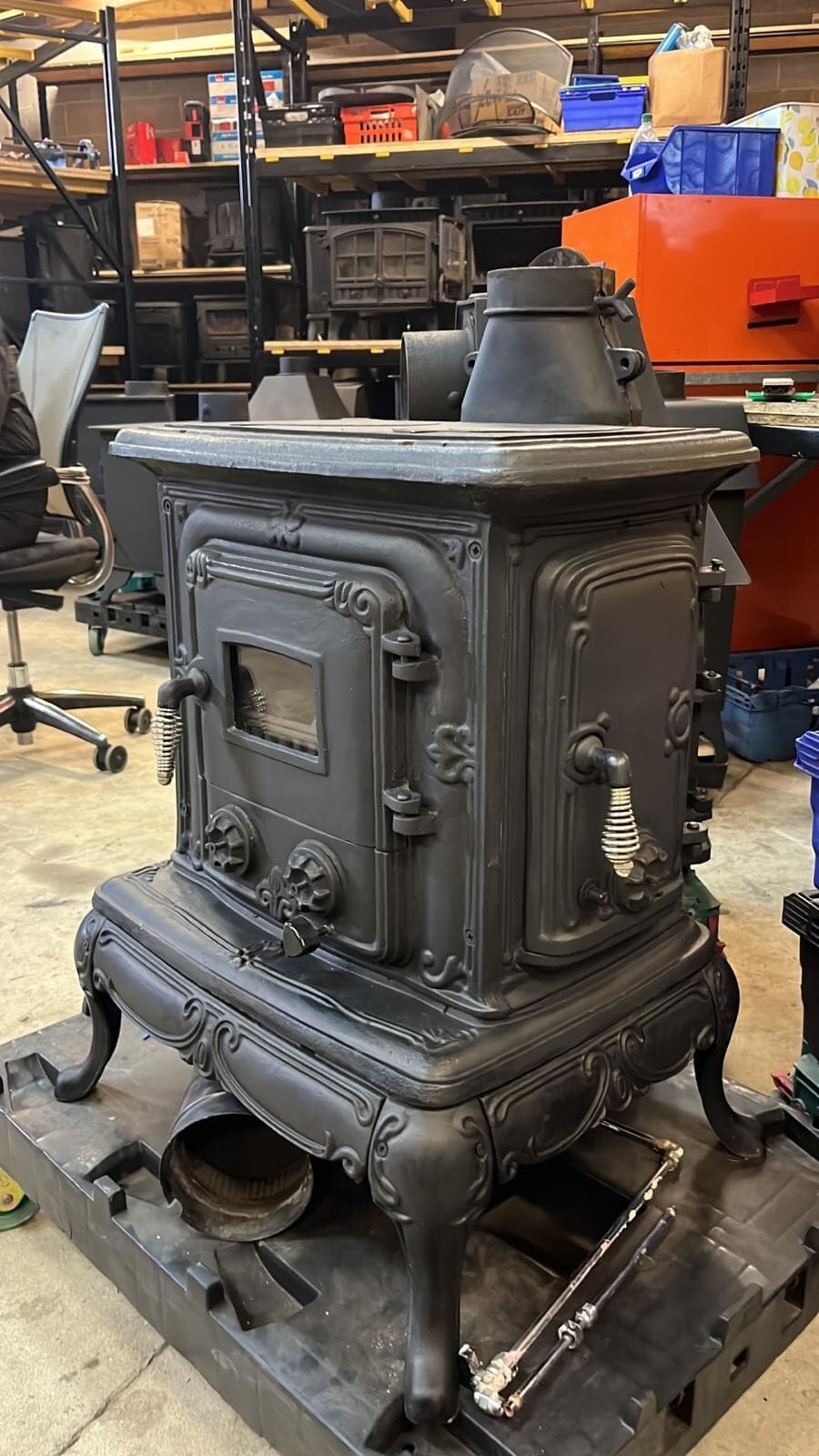 Vintage Cast iron Parlour Gas stove 4.7kw  small gas stove 5