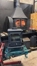 Firefox 5 Stove 5kw, MULTIFUEL, COAL(log,wood+burner), CAST IRON , 🚚🚚🚚