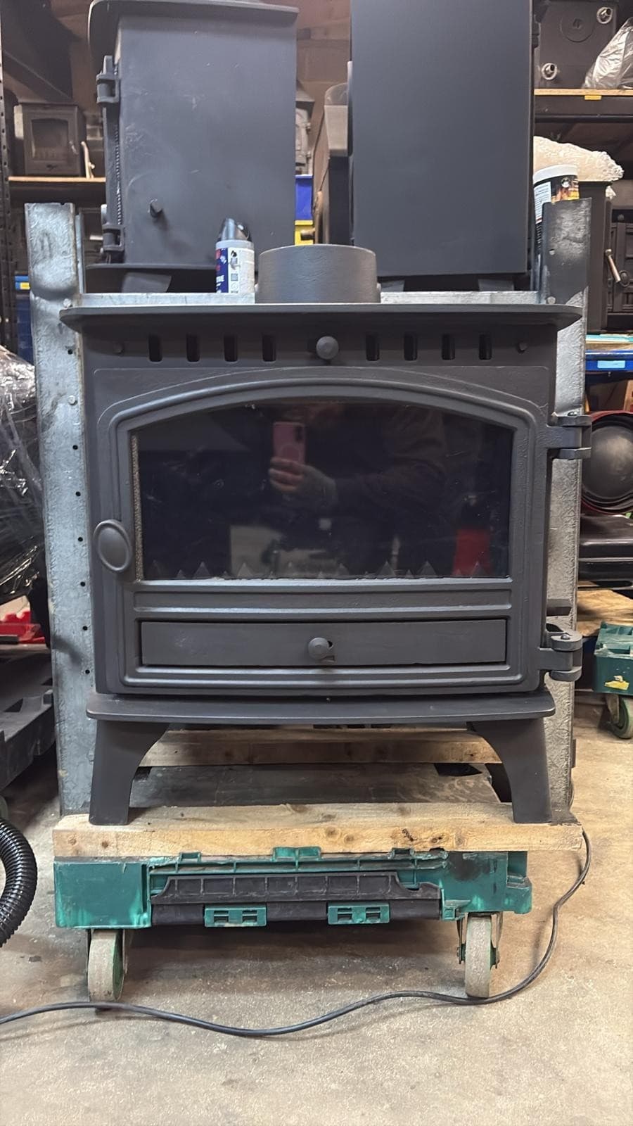 Hunter Herald 8 Stove 8kw, BOILER, MULTIFUEL, (log,wood+burner), , 🚚🚚🚚 4