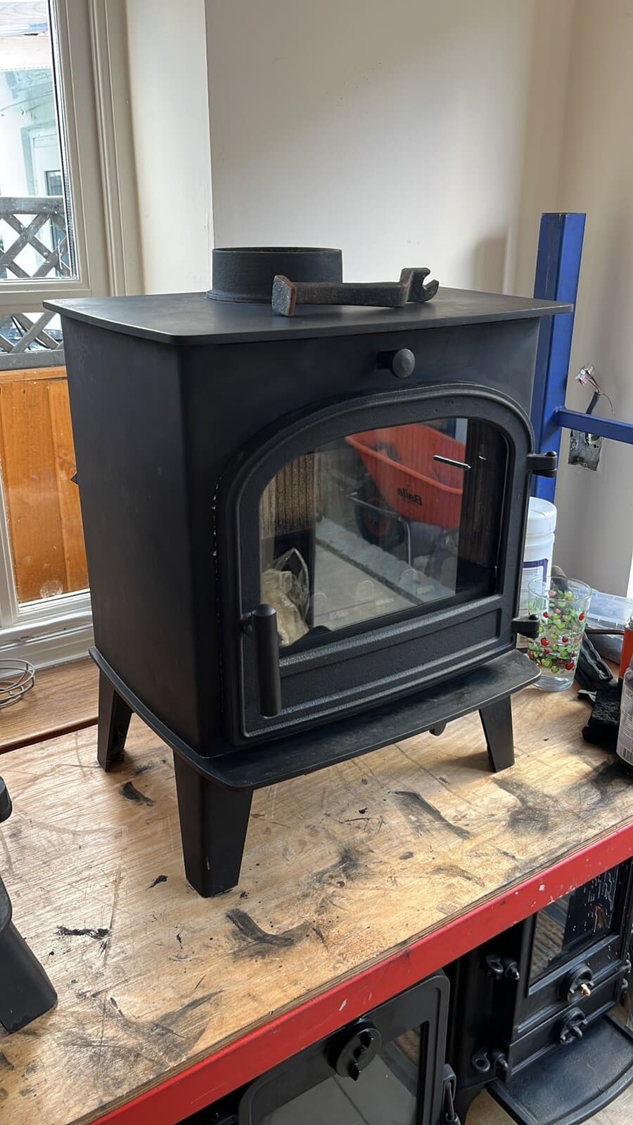 Hunter Cleanburn Lovenholm Stove, MULTIFUEL, (log,wood+burner), DEFRA, eco stove 3