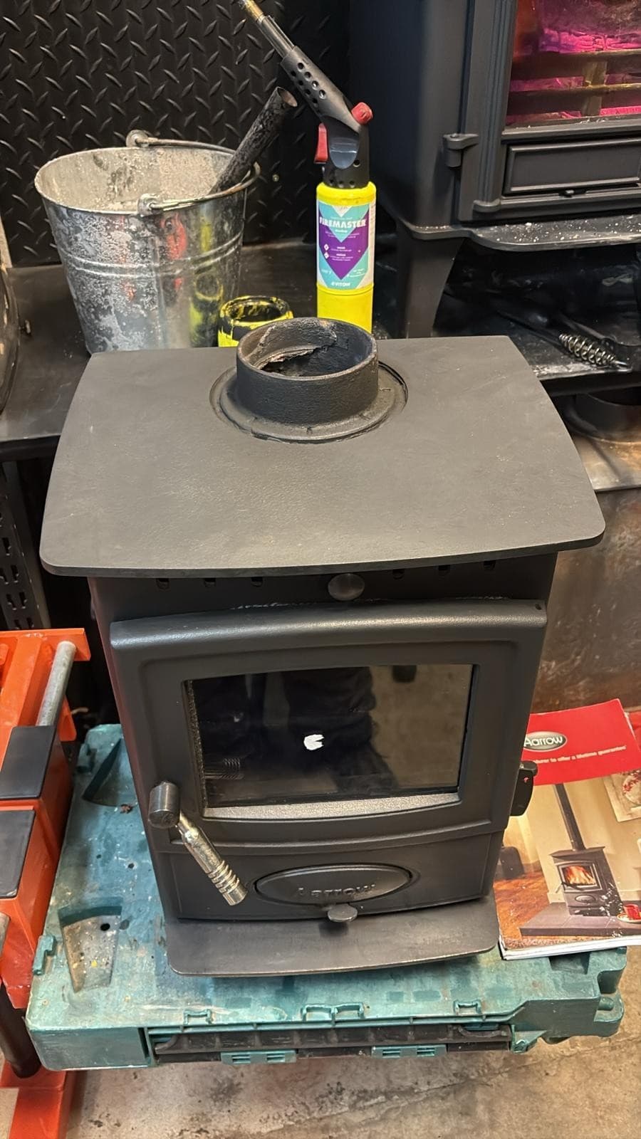 Aarrow Hamlet Solution 4Kw Multifuel Stove, (log,wood,coal+burner)🚚🚚🚚🚚 2