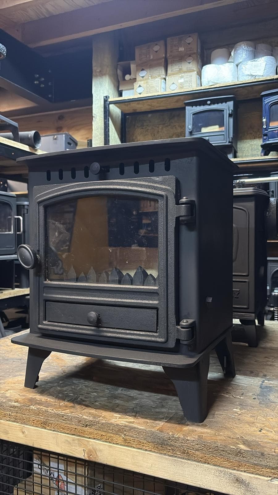 Hunter Herald 4 5kw Stove, MULTIFUEL, (log,wood+burner), DEFRA, eco stove🚚🚚🚚 3