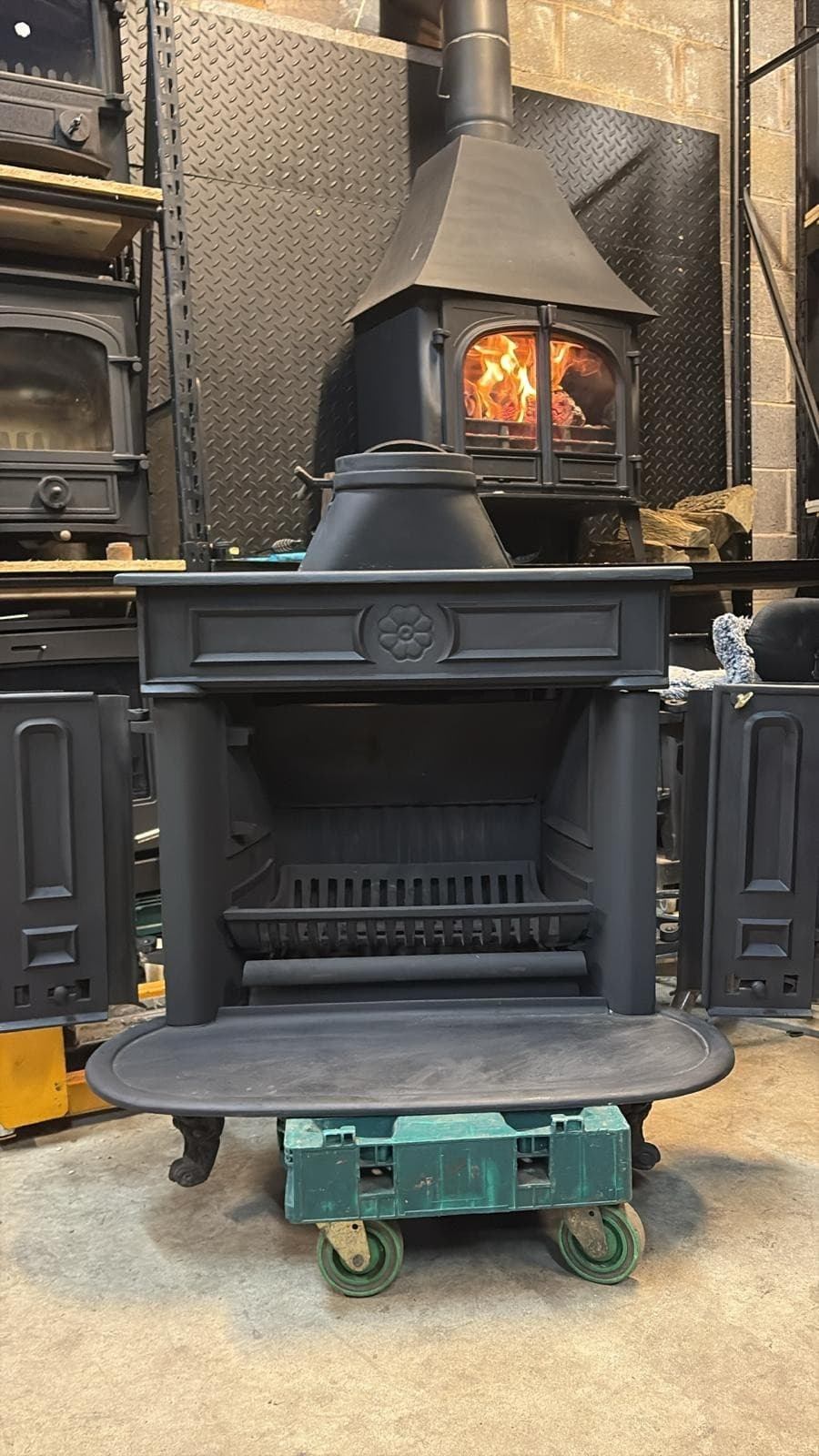 Regency Franklin Stove 10Kw, MULTIFUEL, (log,wood+burner), MEDIUM 75CM 🚚🚚 3