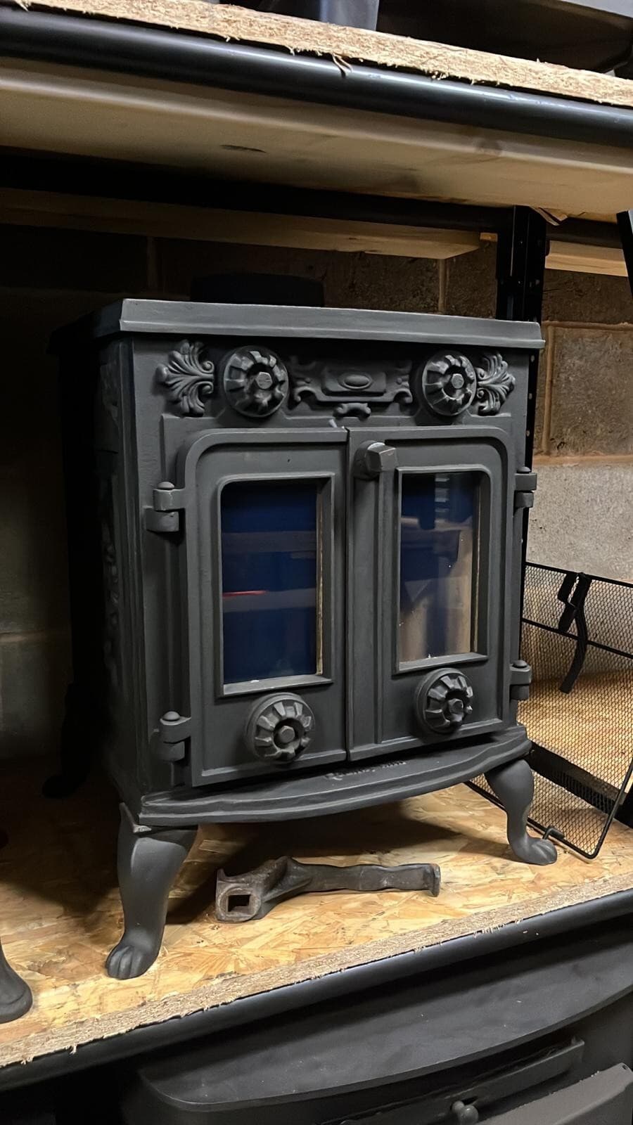 Vintage Country Kiln Cast Iron  STOVE 6KW  MULTIFUEL, FIRE, BURNER DEFRA, 🚚🚚 4