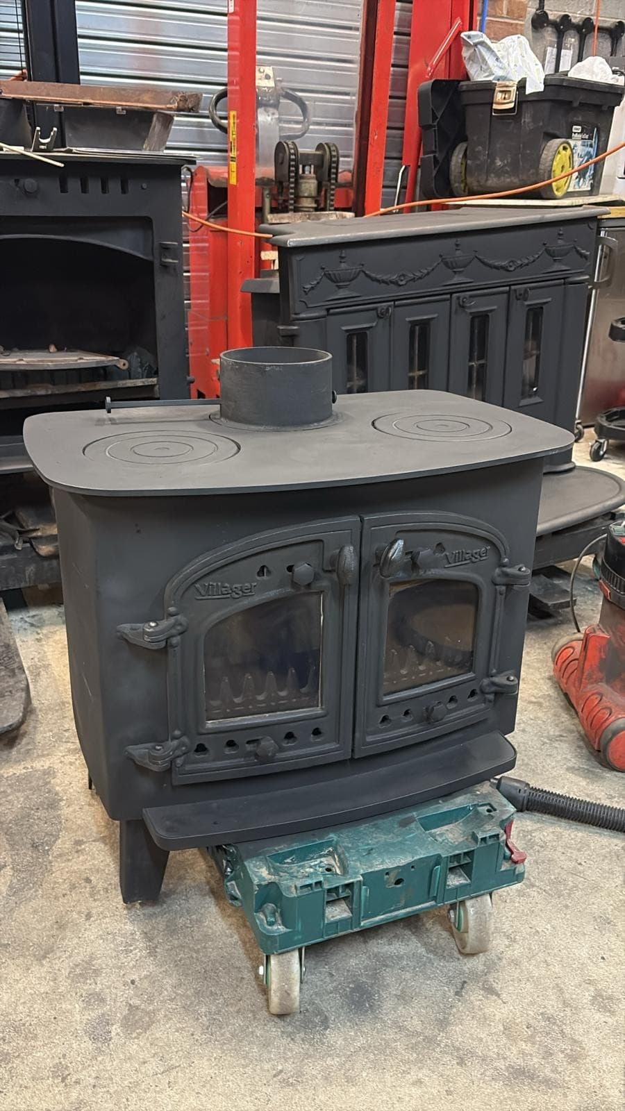 Villager A Range Stove, 16KW Stove MULTIFUEL, COAL (log,wood+burner), DEFRA, 🚚 2