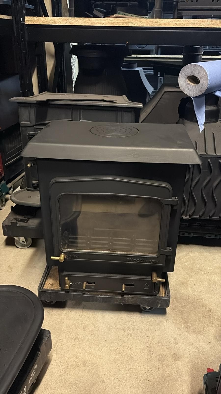 WOODWARM Stove, 8kW MULTIFUEL, COAL (log,wood+burner), 🚚🚚 2