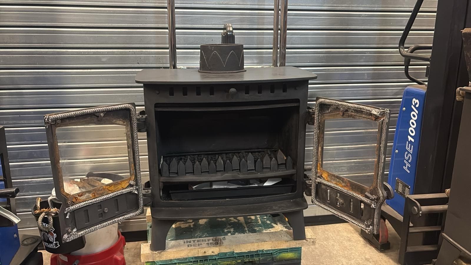 Hunter Herald 8 Stove Mk2 8kw, BOILER, MULTIFUEL, (log,wood+burner), , 🚚🚚 2
