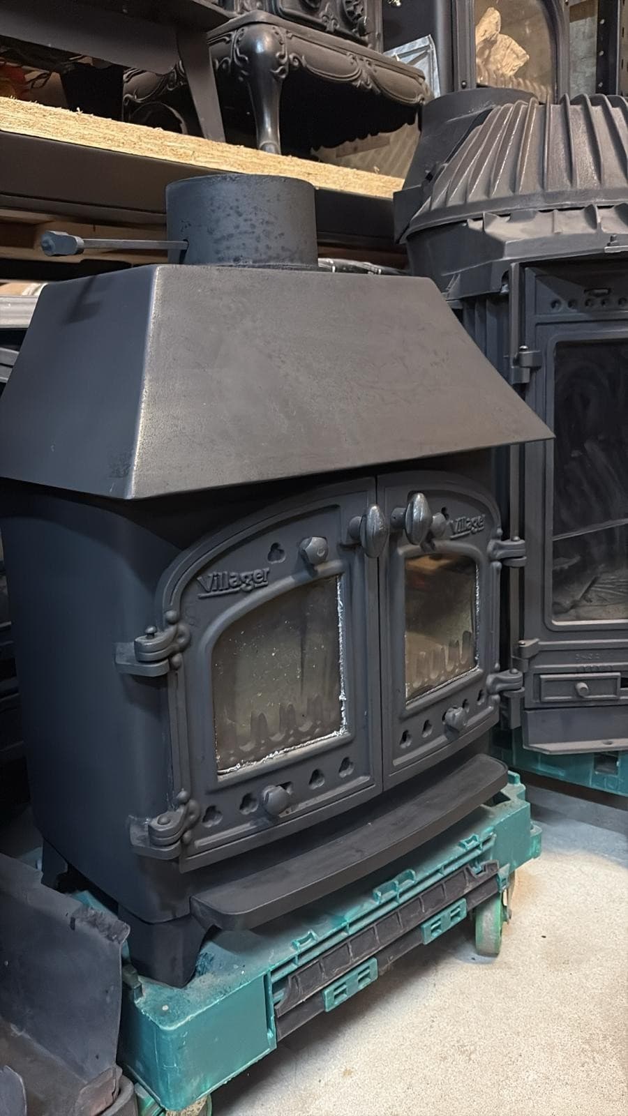 VILLAGER B range stove Stove, 7kW WOODBURNER, (log,wood+burner), 🚚🚚🚚