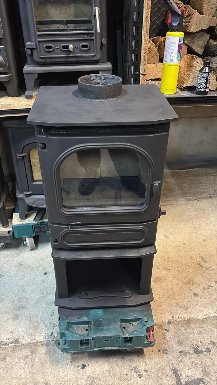 Dunsley Highlander 5 Stove on stand 5kw, , MULTIFUEL, (log,wood+burner) 🚚 3