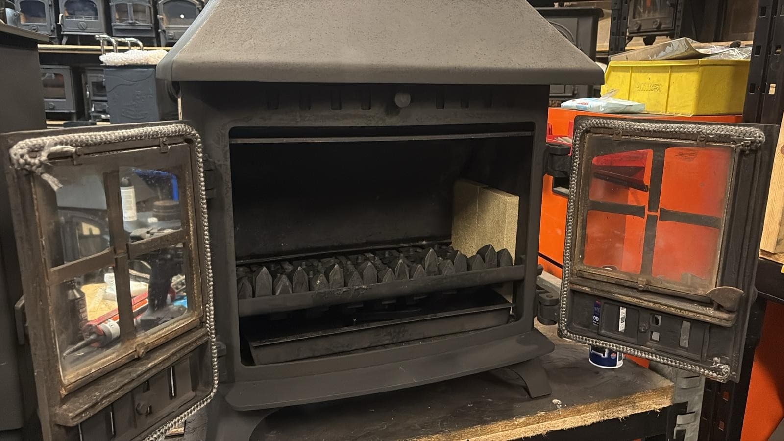 Hunter Herald 8 Stove 8kw, BOILER, MULTIFUEL, (log,wood+burner), , 🚚🚚🚚 5