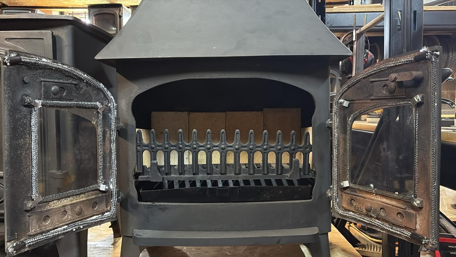 Villager Flatmate Stove, 7kW, Canopy MULTIFUEL, COAL(log,wood+burner),   🚚🚚🚚 4