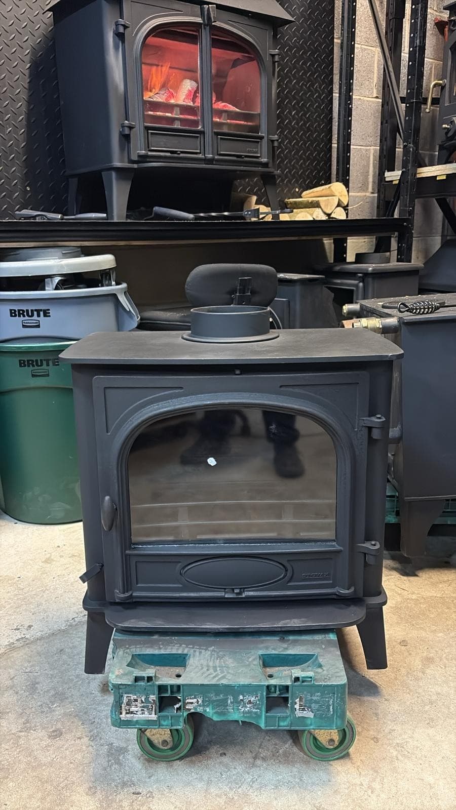 Stovax Stockton 8,  8kW, Muiltifuel Stove (log,wood+burner), DEFRA, 🚚🚚 🚚 5