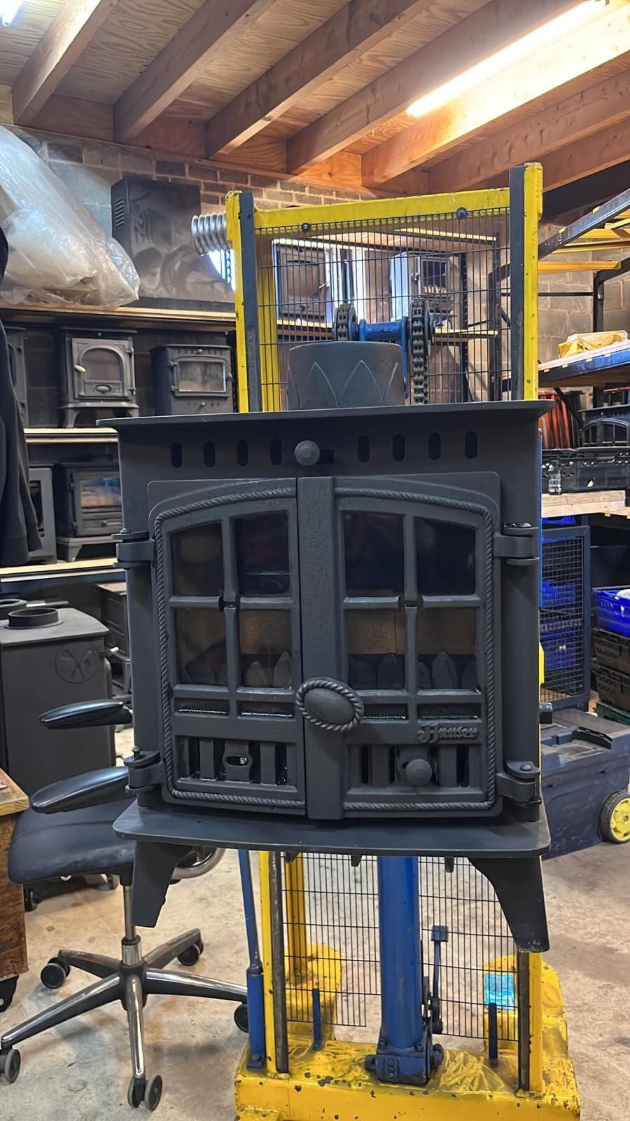 Hunter Herald 4 5kw Stove, MULTIFUEL, (log,wood+burner), DEFRA, eco stove🚚🚚🚚