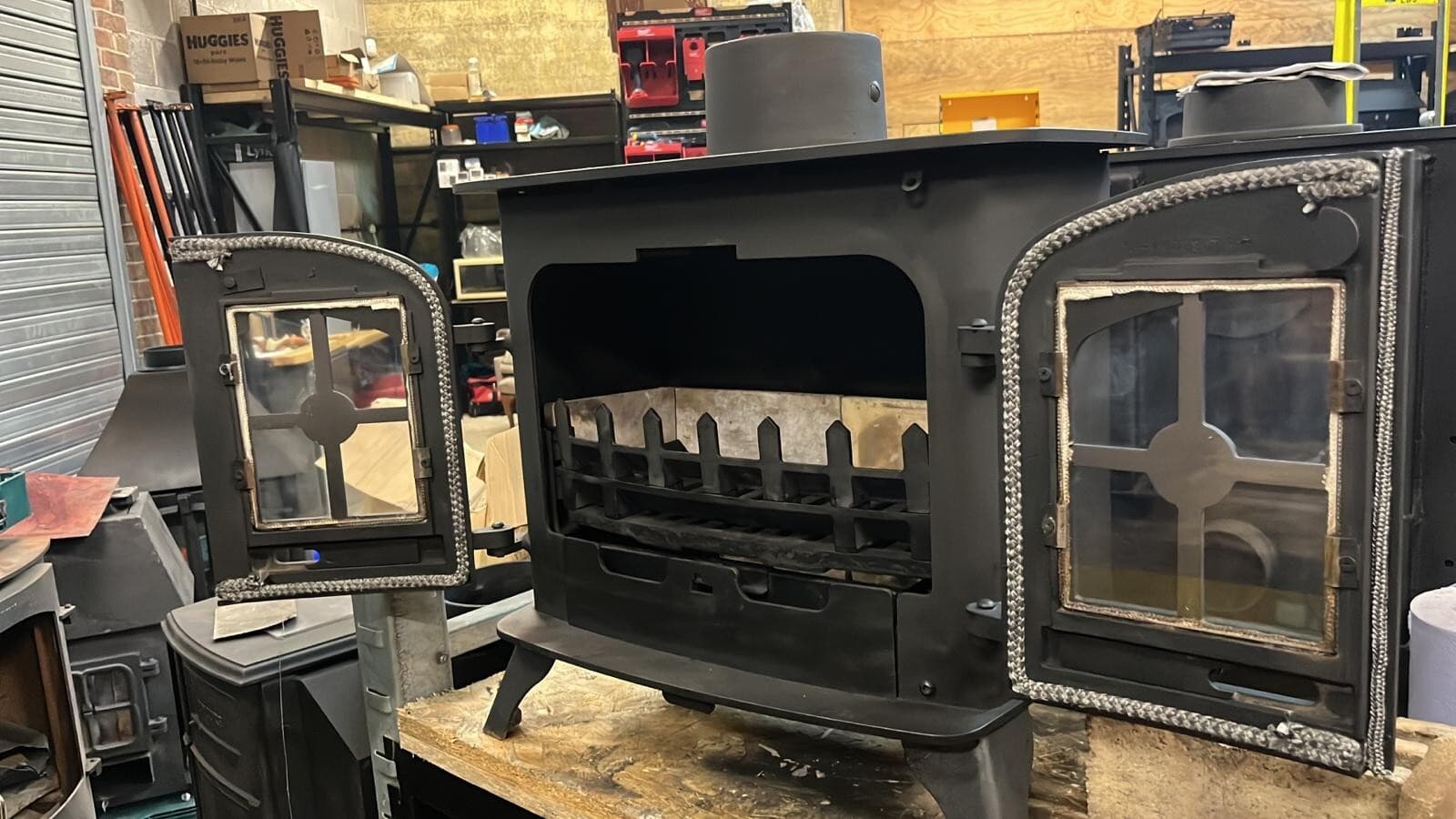 Yeoman Devon Stove 9Kw, FLAT TOP STOVE, Multifuel,  (log,wood+burner), 🚚🚚 🚚 5