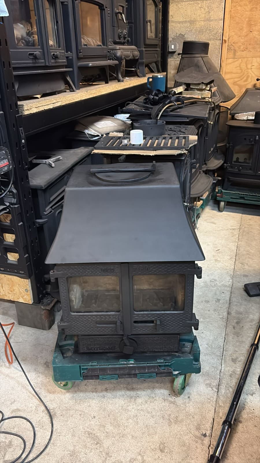 WOODWARM Stove, 5kW MULTIFUEL, COAL (log,wood+burner), 🚚🚚 — view 3