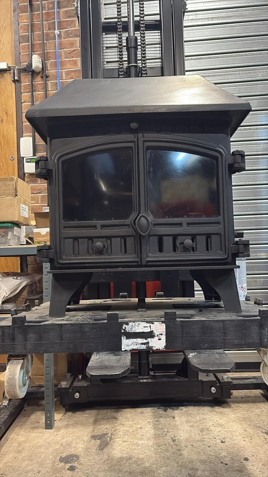 Hunter Herald 8 Stove Mk2 8kw, BOILER, MULTIFUEL, (log,wood+burner), DEFRA, ๐๐