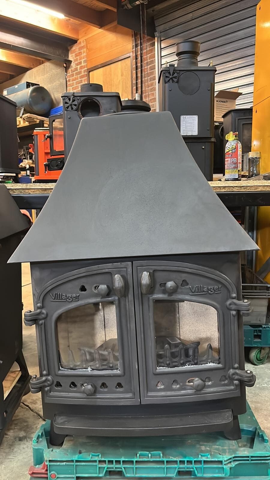 Villager Canopy Stove, 7kW MULTIFUEL, (log,wood+burner), ๐๐๐ 5