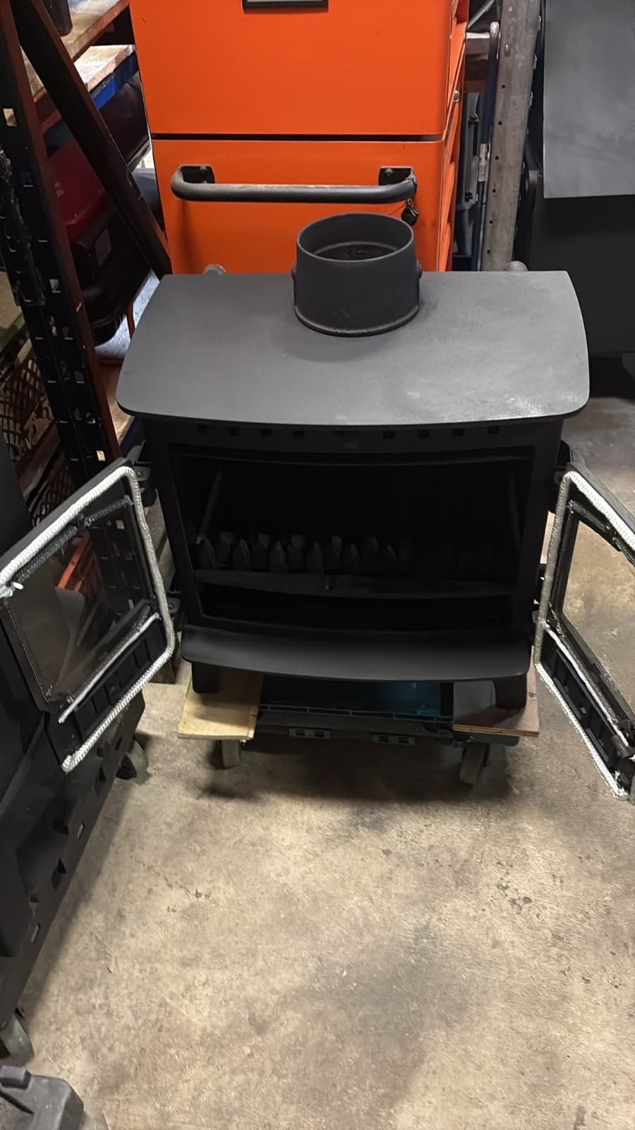 Hunter Herald 8 Stove 8kw, BOILER, MULTIFUEL, COAL (log,wood+burner), 🚚🚚 — view 3