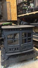 Hunter Herald 8 Stove, DOUBLE SIDED/FRONTED MULTIFUEL,COAL (log,wood+burner)
