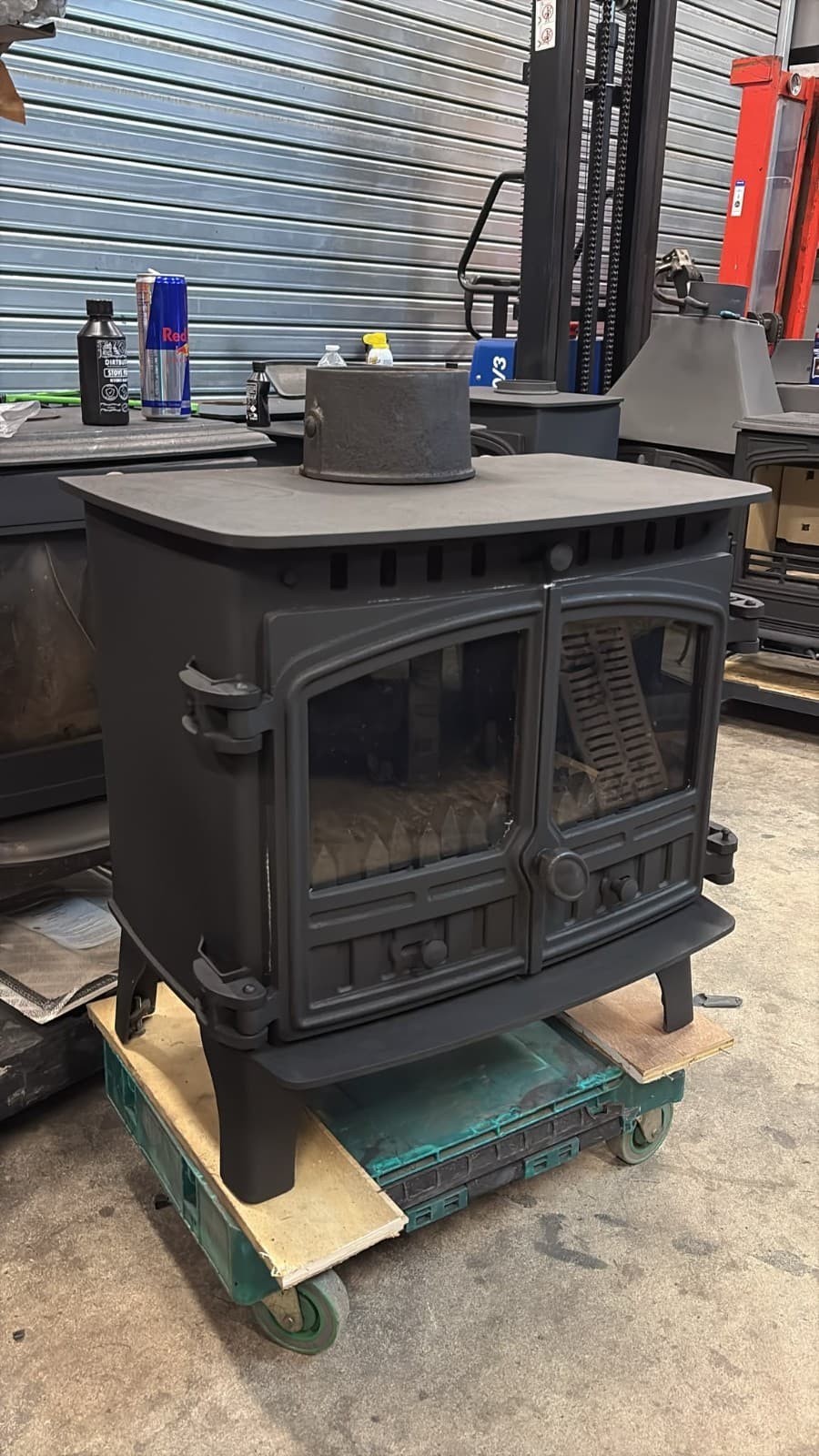 Hunter Herald 8 Stove 8kw, BOILER, MULTIFUEL, COAL (log,wood+burner), 🚚🚚 — view 5