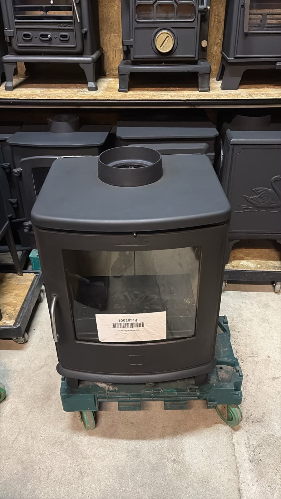 Scan Anderston 8 Scandinavian Scandi, Vintage, Cast iron stove. Restored — view 3