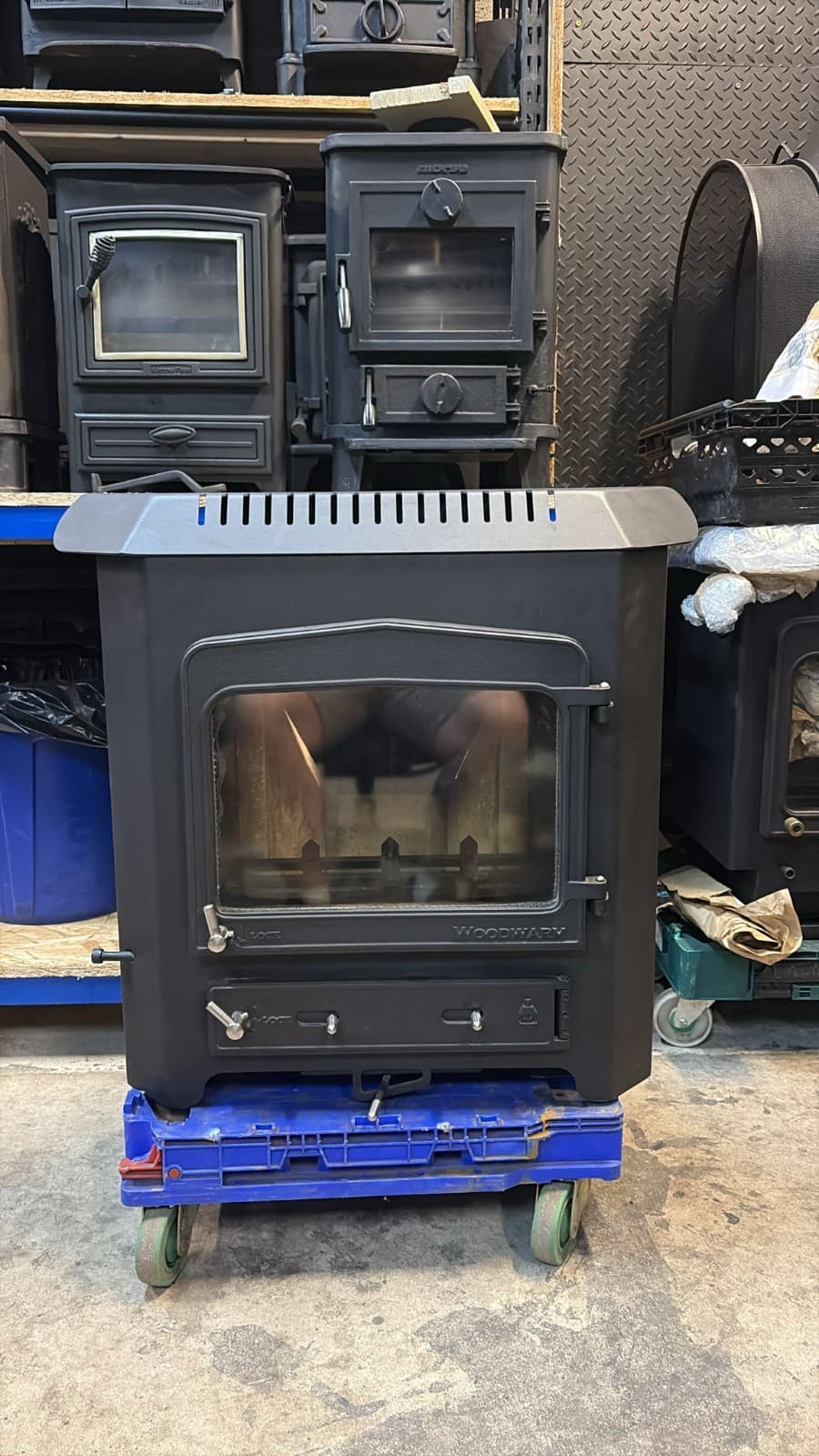 WOODWARM FIREVIEW Inset Stove 5Kw, Multifuel DELIVERY LOGBURNER WOODBURNER 4