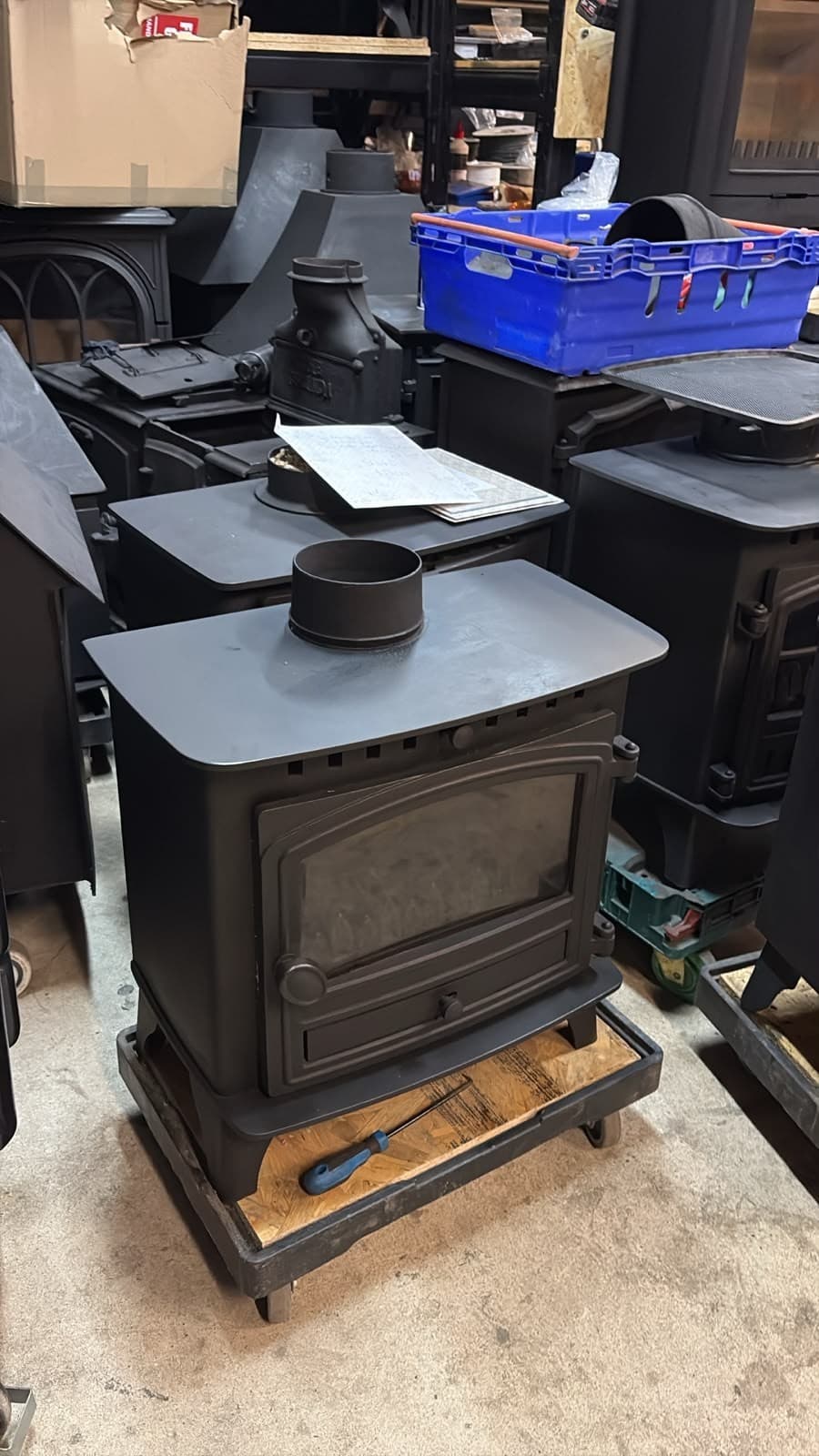 Hunter Herald 6 SLIMLINE Stove 5kw, MULTIFUEL, (log,wood+burner), 🚚🚚🚚 — view 4