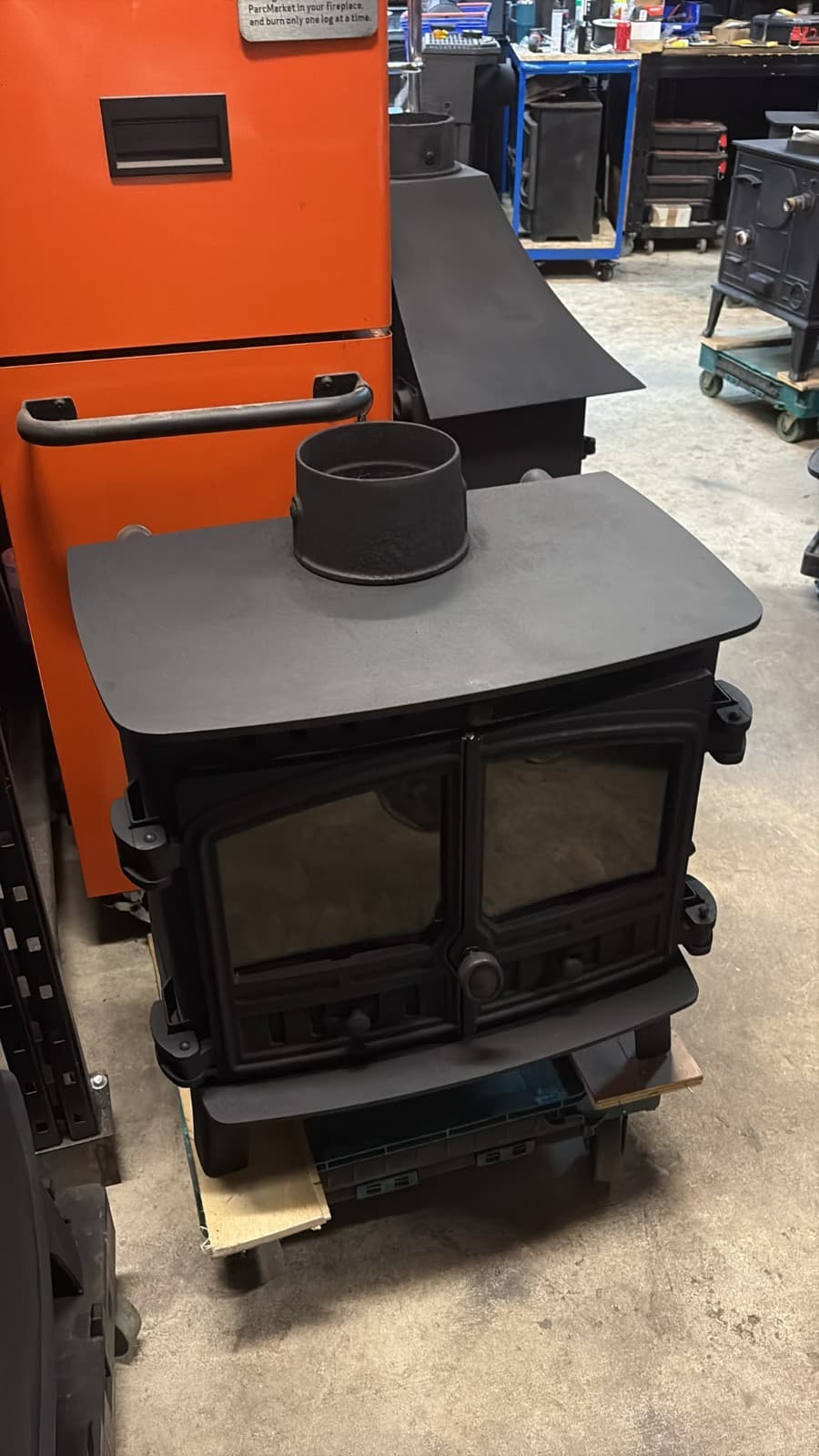 Hunter Herald 8 Stove 8kw, BOILER, MULTIFUEL, COAL (log,wood+burner), 🚚🚚 — view 4