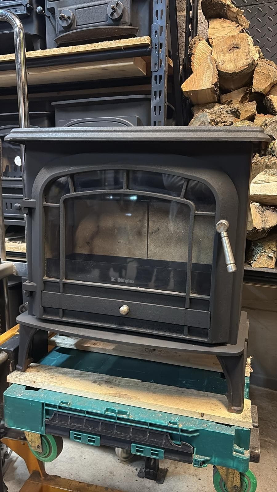 Dimplex Langbrook 5KW MultiFuel Stove logburner CAST IRON EX DISPLAY LIGHT USAGE — view 4