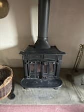 Franklin Stove, 8kW, MULTIFUEL, (log,wood+burner), DEFRA, 🚚🚚