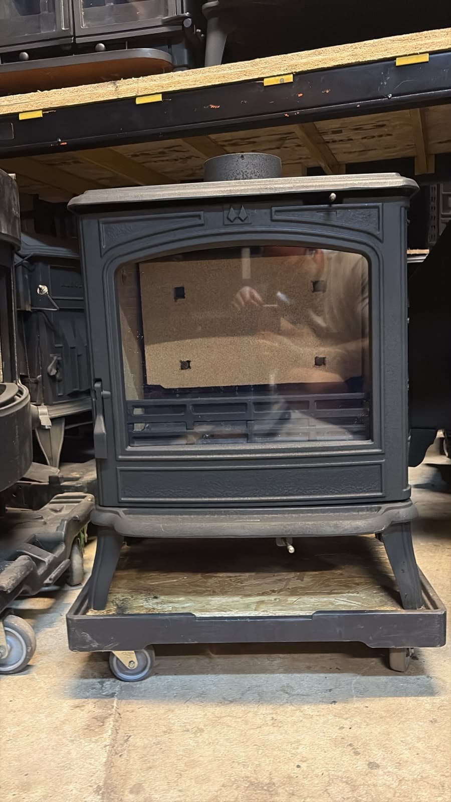 FRANCO BELGE SAVOY MK2 8KW STOVE BLACK, Multifuel, (log,wood+burner), 🚚🚚 — view 5
